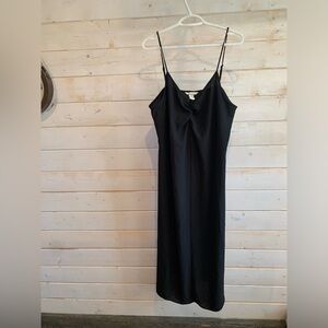 H&M | Black Maxi Dress w Twisted Front